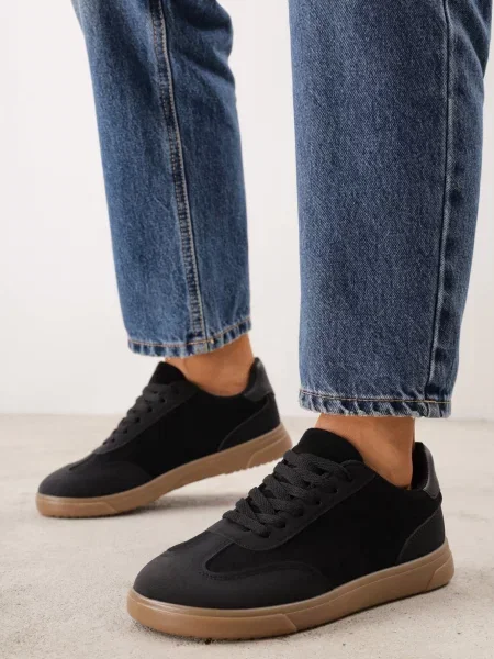 Sneakers Barefoot în Stilul Tenis Shoes Hurla negri