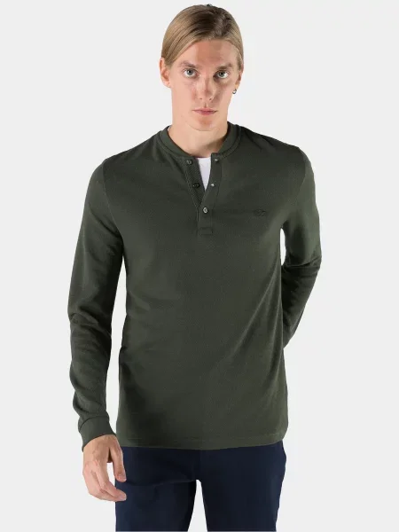 Поло Lacoste зеленое