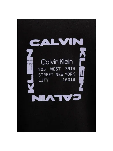 Geacă de blugi Calvin Klein Jeans negru