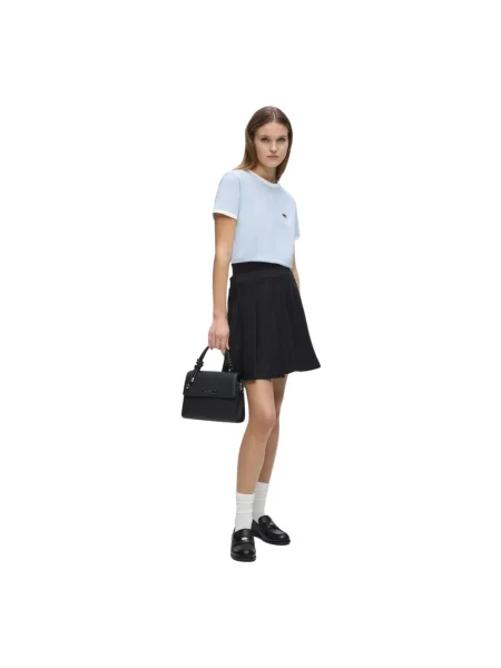 Karl Lagerfeld torebka crossbody z imitacji skóry IKON czarna