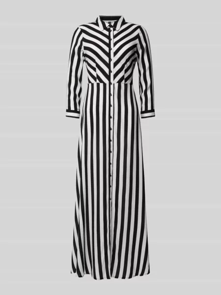 Sukienka koszulowa z z listwą guzikową Y.a.s czarna