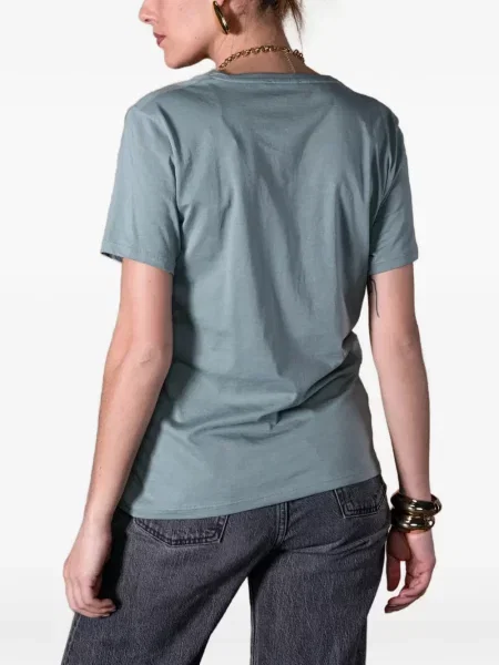 Tricou Anonym Apparel cu decolteu în V verde