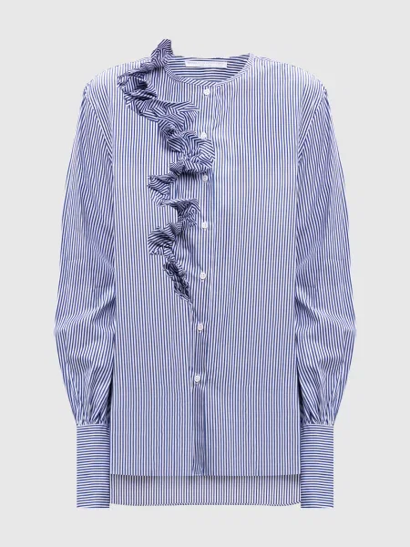 Рубашка Ermanno Scervino в полоску синяя