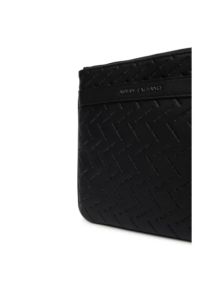 Torba Armani Exchange iz umetnega usnja črna