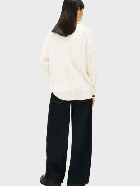 Кардиган Tommy Jeans белый