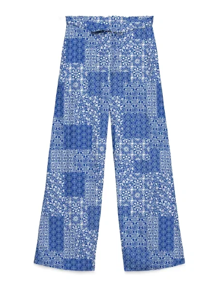 VERO MODA Nadrág VMDICTHE kék fehér