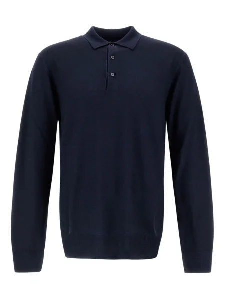 Vunena polo majica Herno plava