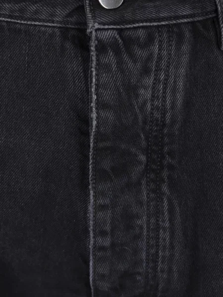 Široké džíny Amiri s dírami černé