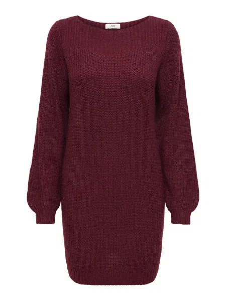JDY Rochie tricotat JDYWhitney Megan vin roșu