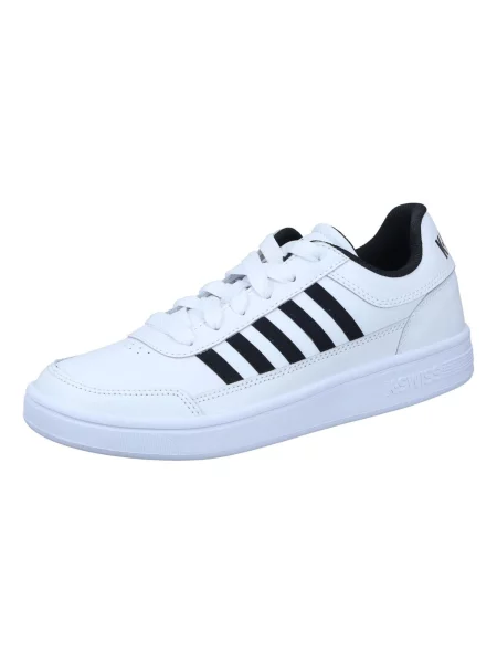 K-SWISS Pantofi cu șireturi Court Chasseur negru alb