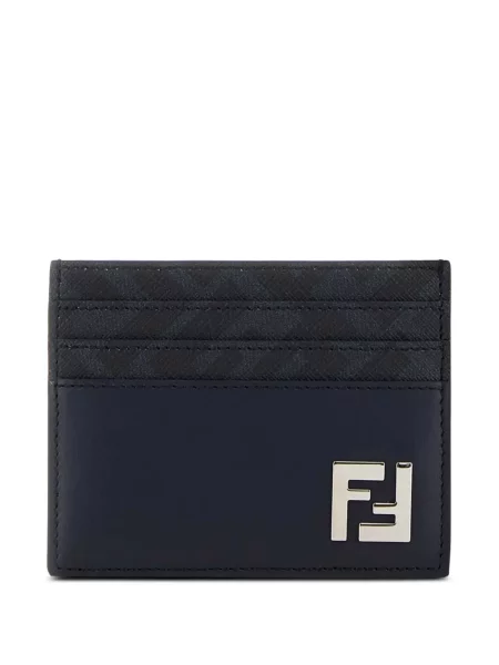 Portofel Fendi din piele albastru