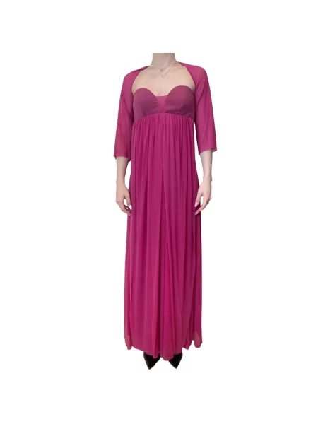 Sukienka maxi Pennyblack różowa