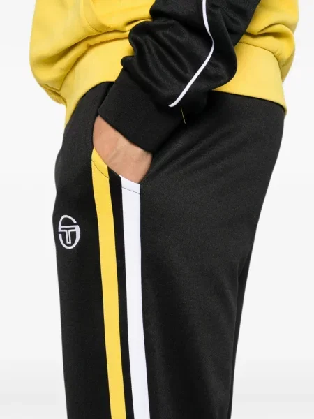 Τρέξιμο παντελόνι Sergio Tacchini με κέντημα μαύρο