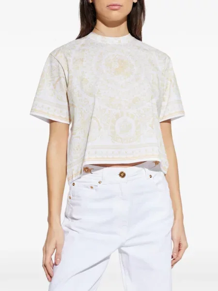 Tricou Versace cu imagine alb