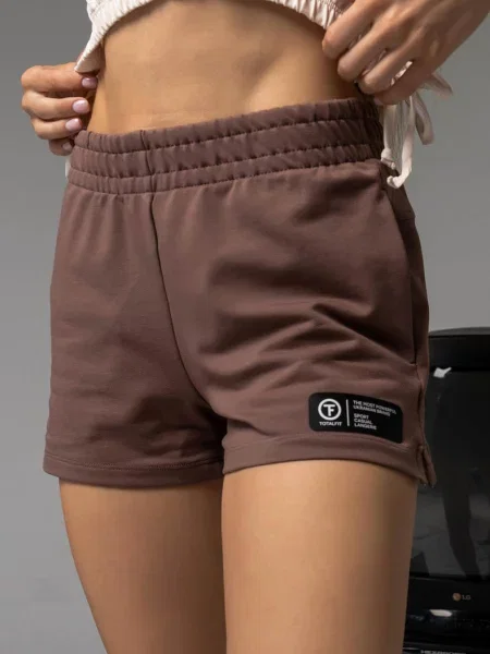 Женские шорты коричневі