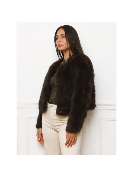 Palton La Modeuse maro