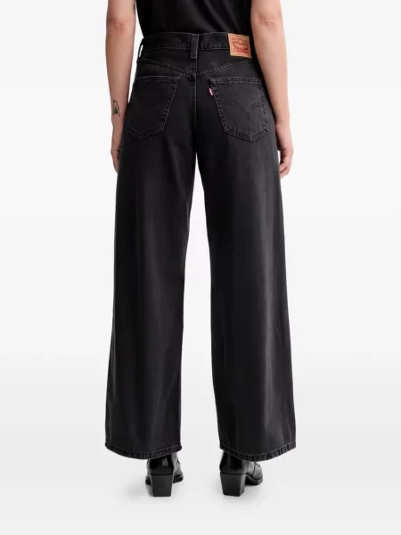 Hímzett kötött csíkos szoknya Levi's® szürke