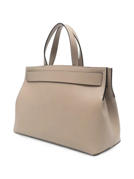 Geantă shopper Lancel din piele cu cataramă