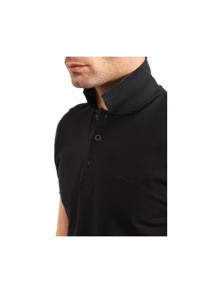 BOSS Green polo Paddy czarna