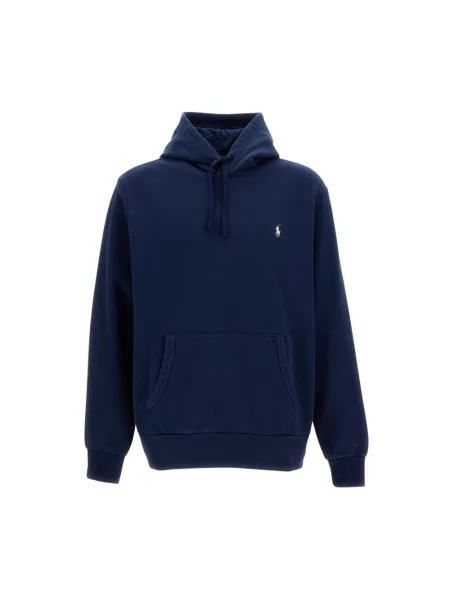 Bluza z kapturem Polo Ralph Lauren z kapturem niebieska