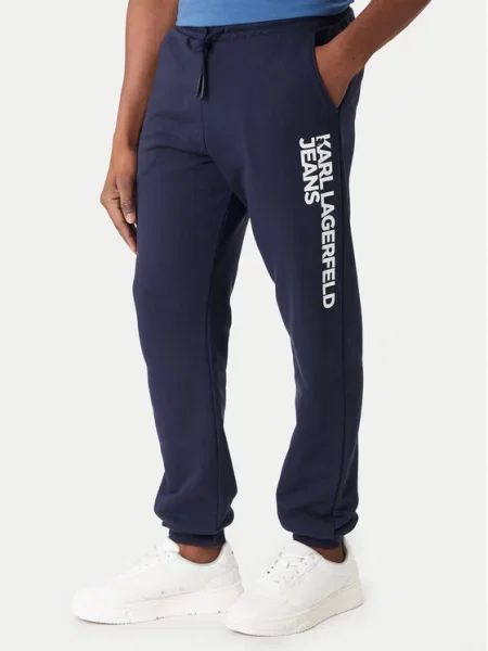 Karl Lagerfeld Jeans Spodnji del trenirke modra