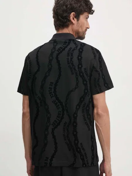 Polo Versace Jeans Couture negru