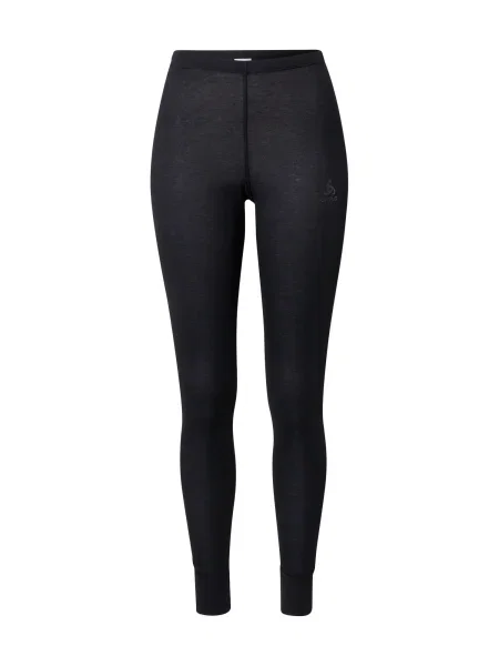 Dámske termoaktívne nohavice ODLO Active Warm Bl Bottom Long black čierna