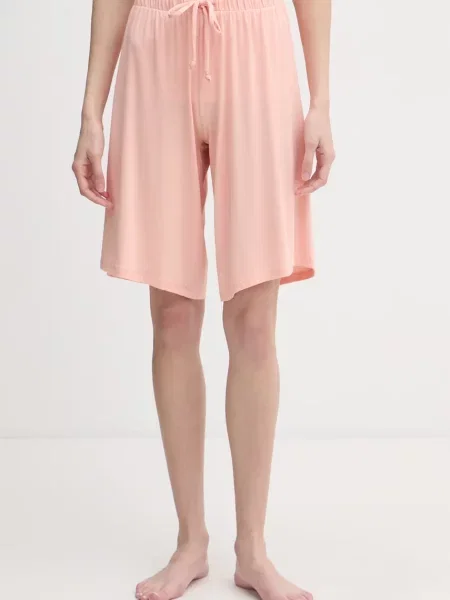 United Colors of Benetton szorty piżamowe z modalu pomarańczowe