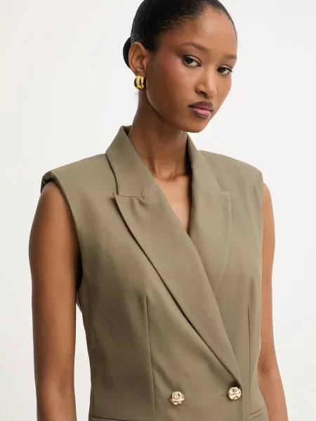 Morgan двобортний жилет з віскозою