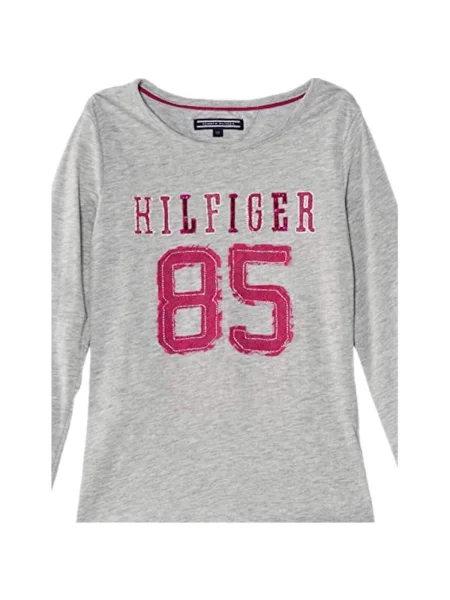 Tricou copii Tommy Hilfiger gri
