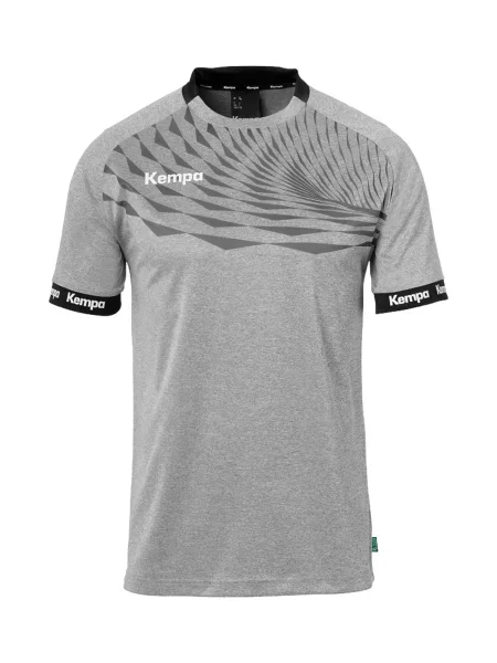 KEMPA Tricou funcțional gri / negru alb