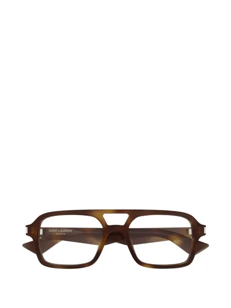 Слънчеви очила Saint Laurent Eyewear кафяво