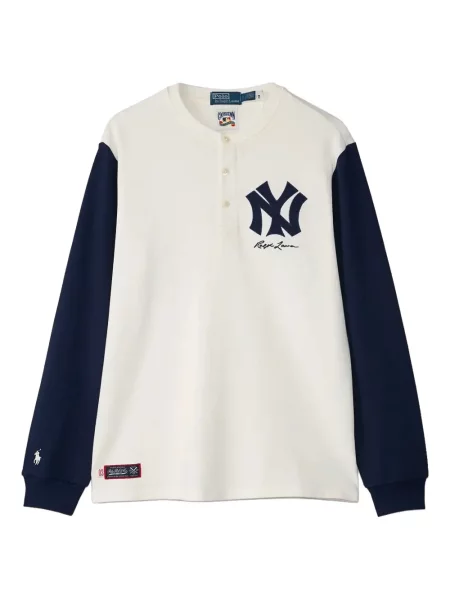 Pruhované pletené polotričko Polo Ralph Lauren bílé