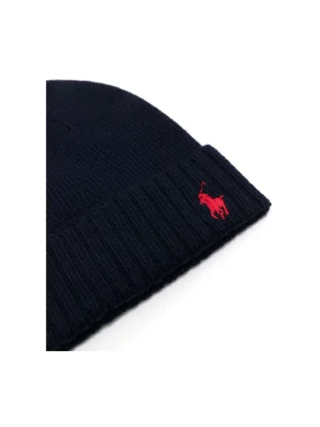 Czapka Ralph Lauren Lana granatowa S-M niebieska