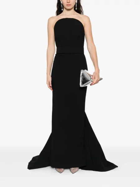 Rochie maxi Solace London de costum negru