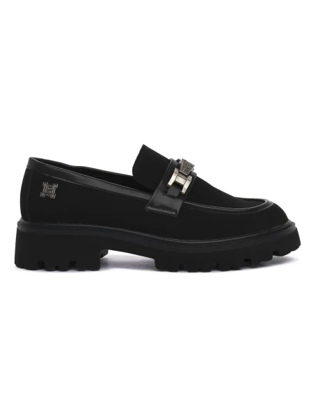 Nubuk félcipő Laura Biagiotti fekete