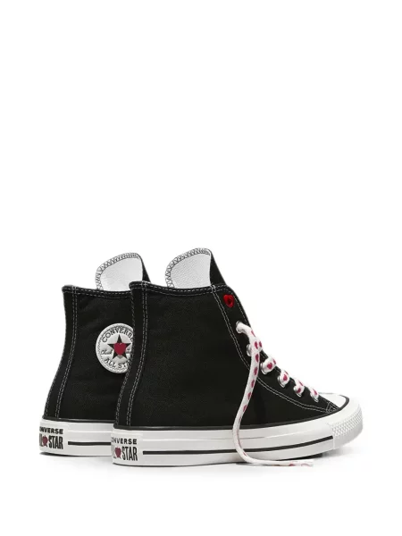 Decupat hanorac cu fermoar Converse clasic cu tepi albastru