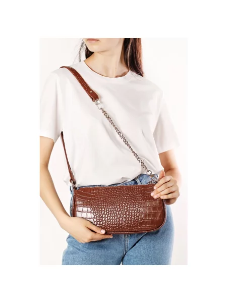 Шкіряна сумка Estro коричнева