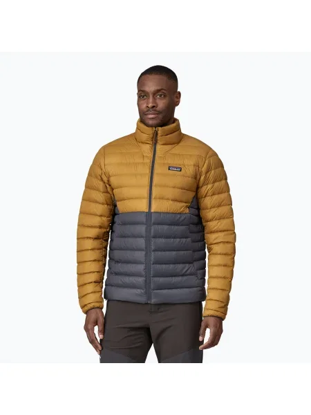 Geacă cu puf pentru bărbați Patagonia Down Sweater raptor brown maro