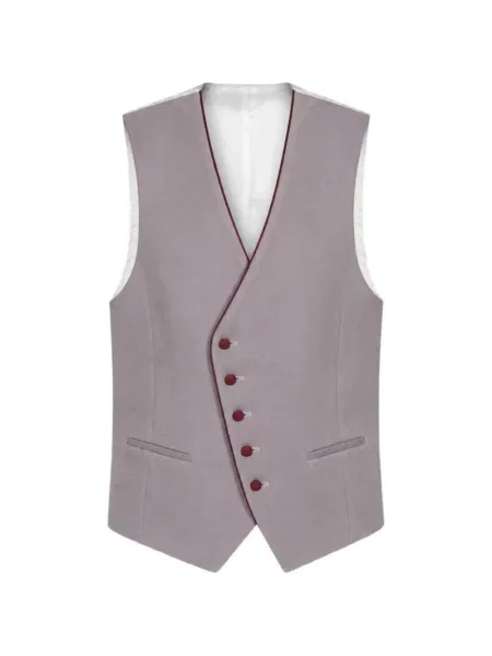 Vestă Etiem Textil S.l. asimetrică roșu