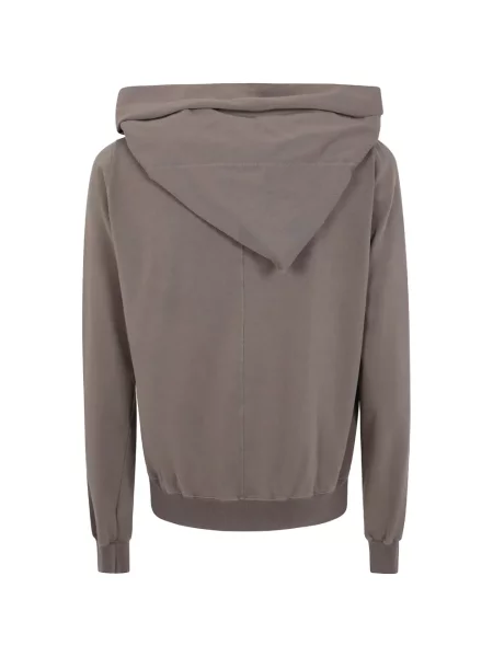 Hanorac cu glugă Rick Owens Drkshdw asimetric gri