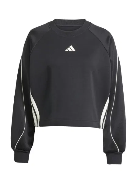 Dryžuotas megztinis Adidas Sportswear juoda