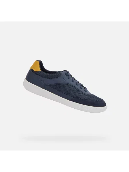 Sneakersy Geox skórzane niebieskie