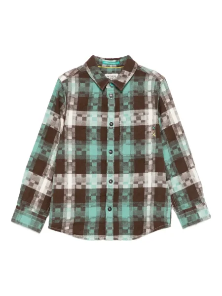 Koszula dziecięca Scotch & Soda zielona