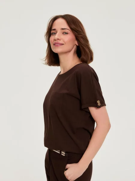 Tricou Marisse maro