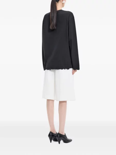 Lung tricou Jnby negru