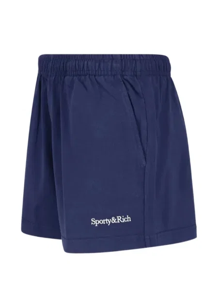 Pantaloni scurți Sporty & Rich cu imagine albastru