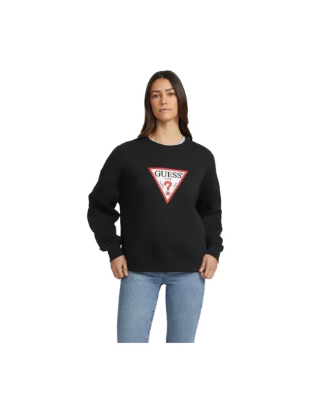 Bluza GUESS Originals Oversized Iconic Sweatshirt Jet Black XS czarna