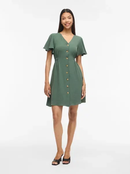 VILA Rochie jad verde
