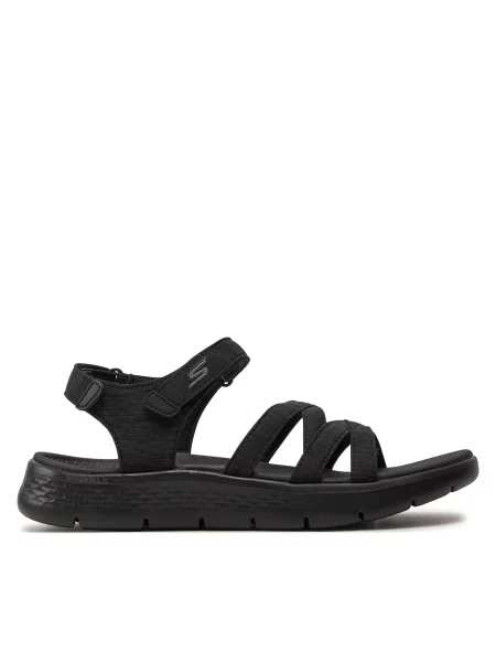 Basutės Skechers Go Walk Flex Sandal-Sunshine Black juoda